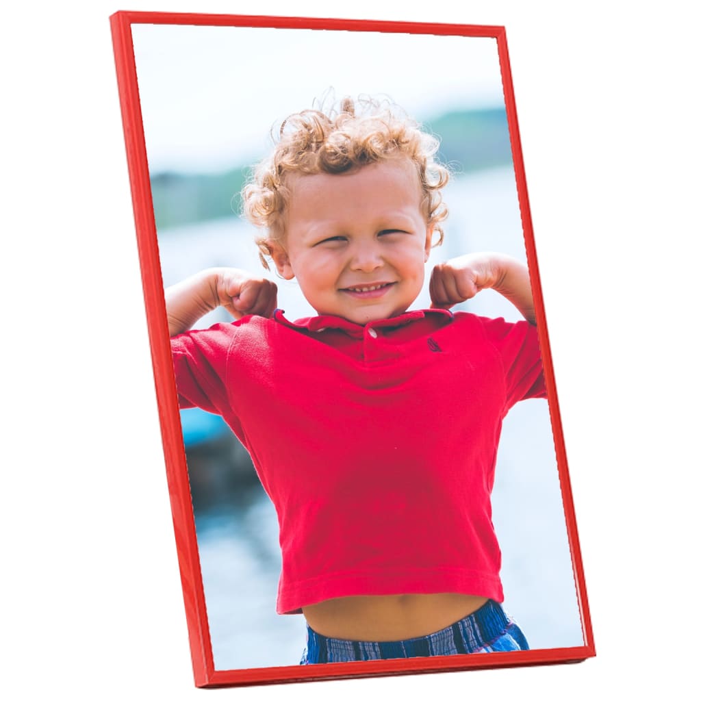 vidaXL Photo Frames Collage 5 pcs for Wall Red 59.4x84 cm MDF