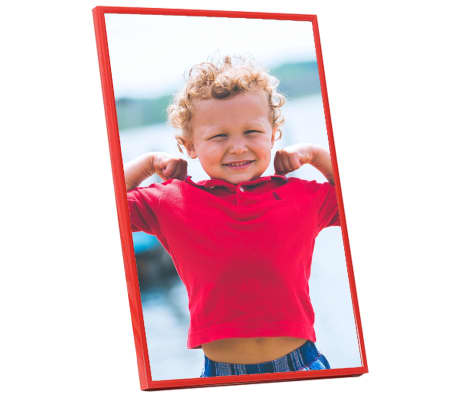 vidaXL Photo Frames Collage 5 pcs for Wall Red 59.4x84 cm MDF