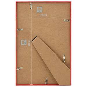Fotorámečky koláž 5 ks na zeď nebo stůl červené 70 x 90 cm MDF - obrázek 8