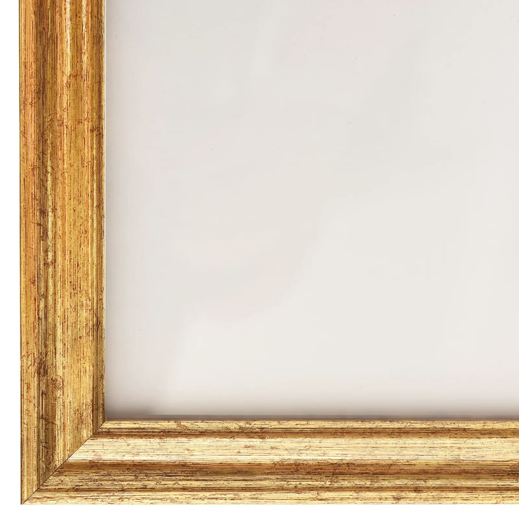 3 db aranyszínű MDF fali/asztali fényképkeret 42 x 59,4 cm 