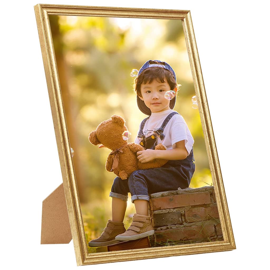 Maison Exclusive - Set Cornici Foto 3D 5 pz Legno Scuro 21x29,7cm