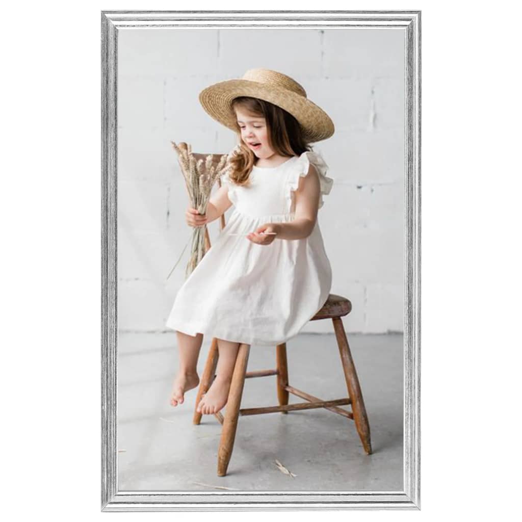 Thumbnail - vidaXL Bilderrahmen Collage 3 Stk. für Tisch Silbern 10x15 cm MDF