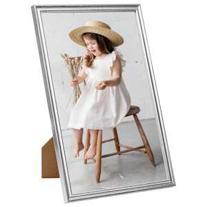 Fotorámečky koláž 3 ks na stůl stříbrné 10 x 15 cm MDF - obrázek 2