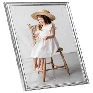 vidaXL Fotor&aacute;miky na stenu, kol&aacute;ž 3 ks, strieborn&eacute; 40x40 cm, MDF