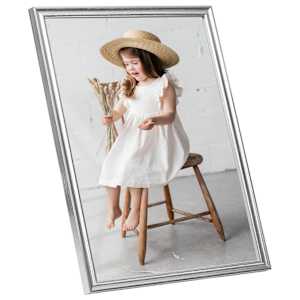 vidaXL Photo Frames Collage 5 pcs for Wall Silver 40x50cm MDF