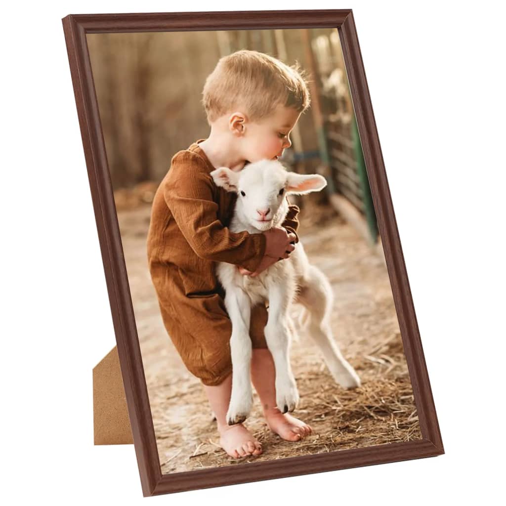 

vidaXL Fotolijsten 3 st voor wand of tafel 29,7x42 cm MDF bruin