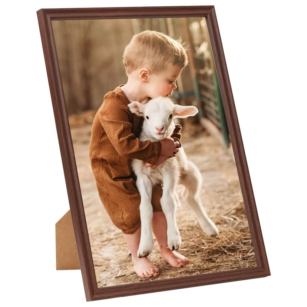 vidaXL Photo Frames Collage 3 pcs for Wall or Table Brown 70x90 cm MDF