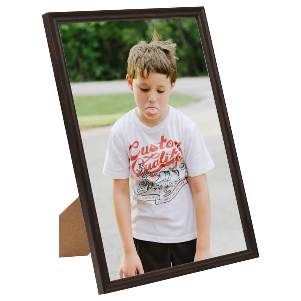 

vidaXL Fotolijsten 10 st voor tafel 15x21cm MDF zwart