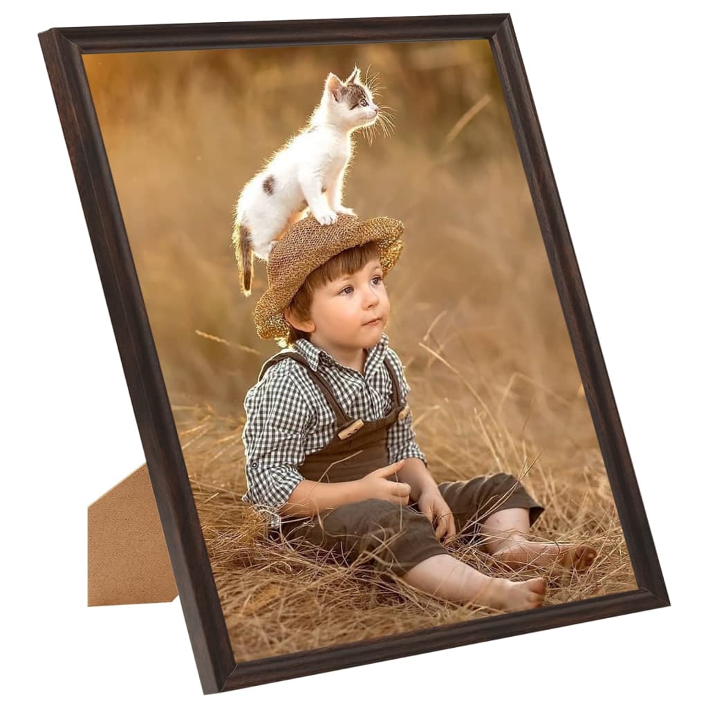 

vidaXL Fotolijsten 10 st voor tafel 20x20 cm MDF zwart