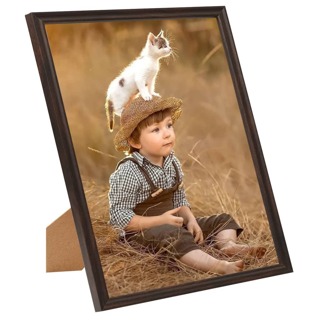 

vidaXL Fotolijsten 3 st voor wand of tafel 20x25 cm MDF zwart
