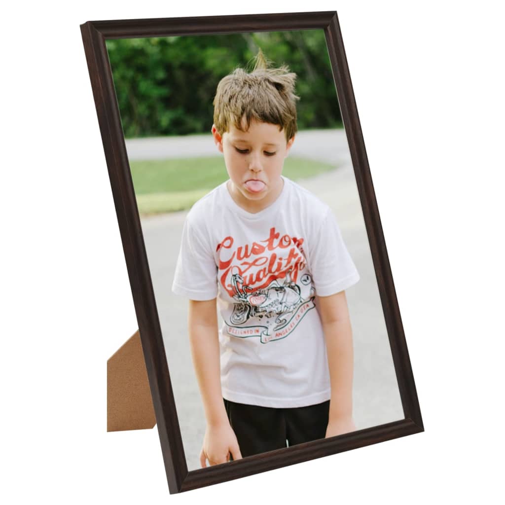

vidaXL Fotolijsten 10 st voor tafel 20x25cm MDF zwart