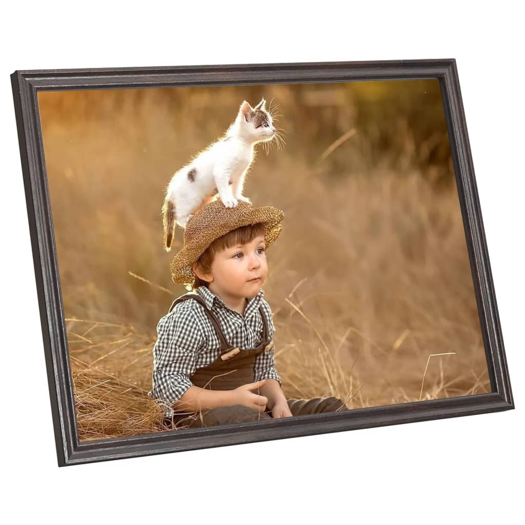 Фоторамки за колаж, 5 бр, за стена, черни, 50x60 см, МДФ