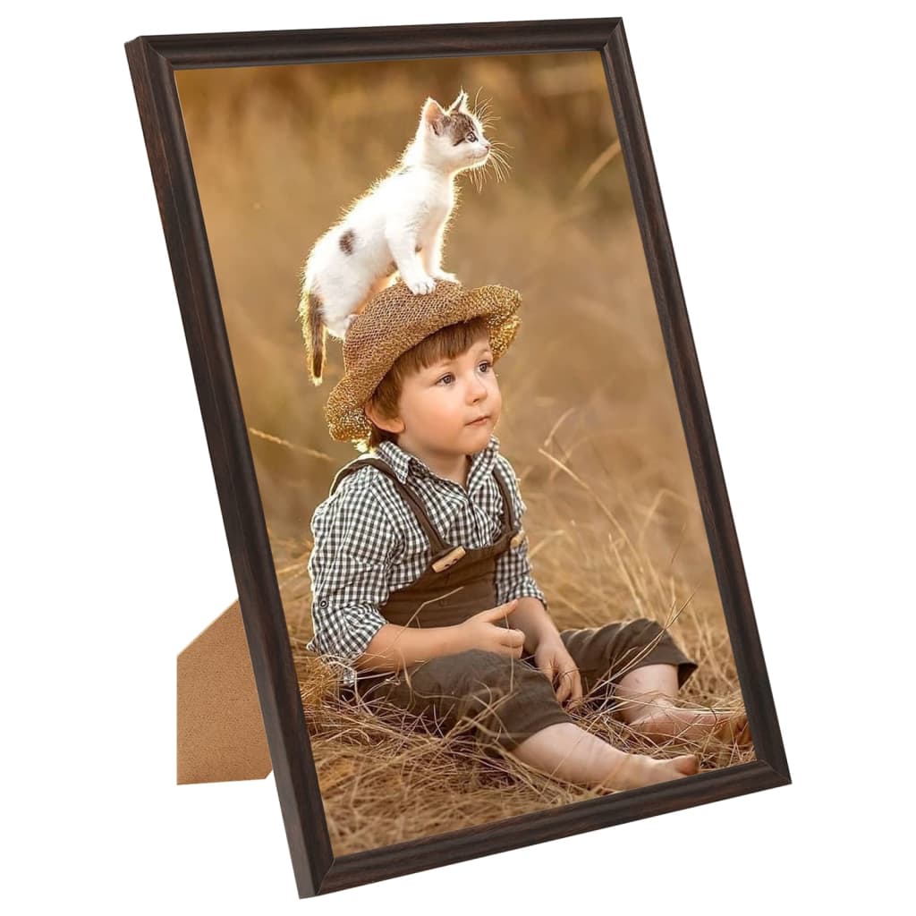 

vidaXL Fotolijsten 5 st voor wand of tafel 59,4x84 cm MDF zwart