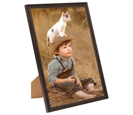 vidaXL Photo Frames Collage 5pcs for Wall or Table Black 59.4x84cm MDF