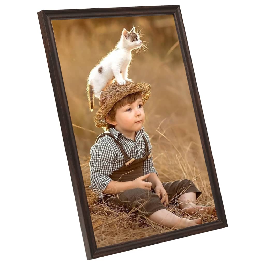 Vidaxl Rame Foto Colaj Pentru Perete, 5 Buc., Negru, 70x90 Cm Mdf