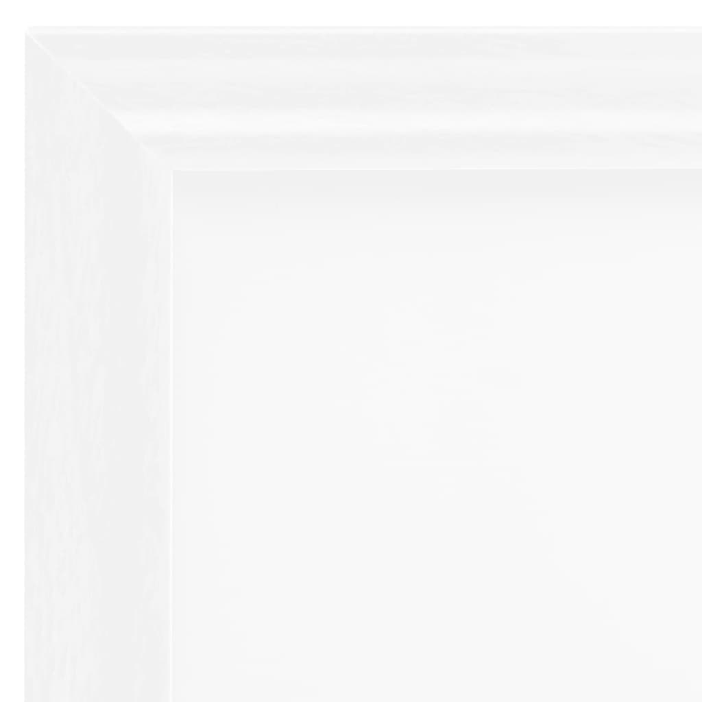3 db fehér MDF asztali fényképkeret 13 x 18 cm 