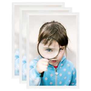 Fotorámečky koláž 3 ks na stůl bílé 15 x 21 cm MDF - obrázek 1