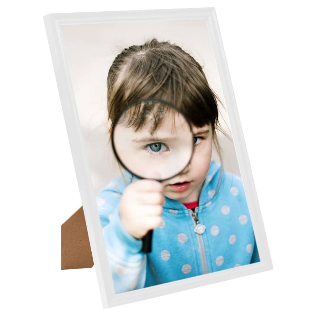 Фоторамки за колаж, 5 бр, за маса, бели, 18x24 см, МДФ