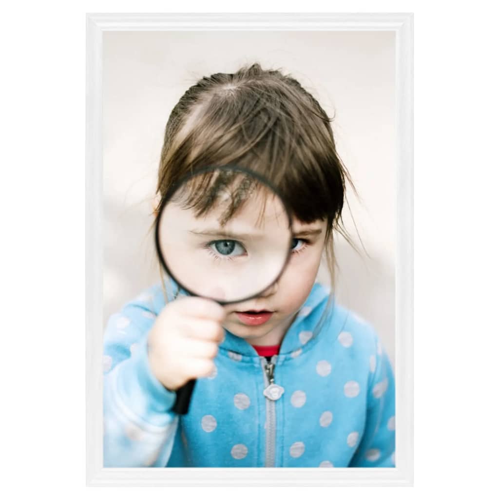 Фоторамки за колаж, 5 бр, за маса, бели, 18x24 см, МДФ