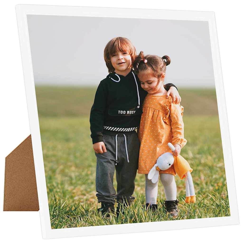 

vidaXL Fotolijsten 10 st voor tafel 20x20cm MDF wit