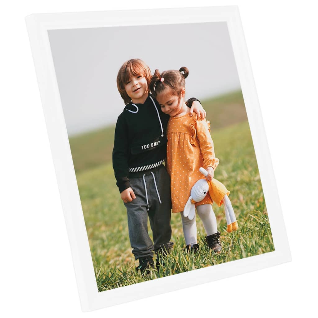 

vidaXL Fotolijsten 3 st voor wand 40x50 cm MDF wit