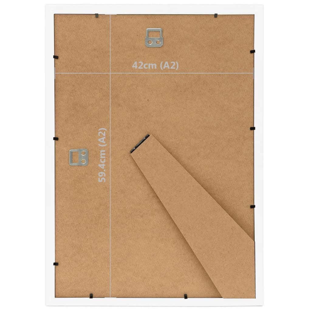 5 db fehér MDF fali/asztali fényképkeret 42 x 59,4 cm 