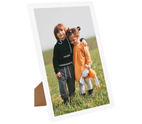 vidaXL Fotolijsten 5 st voor wand of tafel 50x70 cm MDF wit