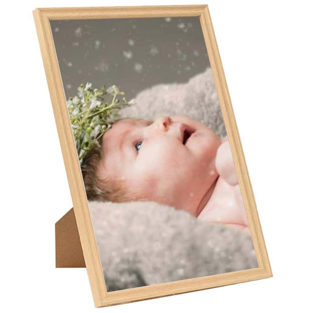 

vidaXL Fotolijsten 5 st voor tafel 10x15 cm lichteikenkleurig