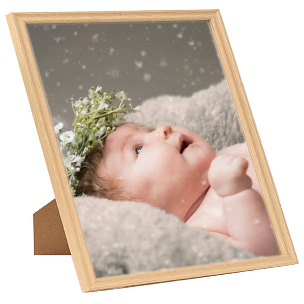 vidaXL Photo Frames Collage 5 pcs for Table Light Oak 28x35 cm