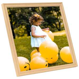 vidaXL Fotor&aacute;miky na stenu, kol&aacute;ž 3 ks, bled&yacute; dub 40x40 cm