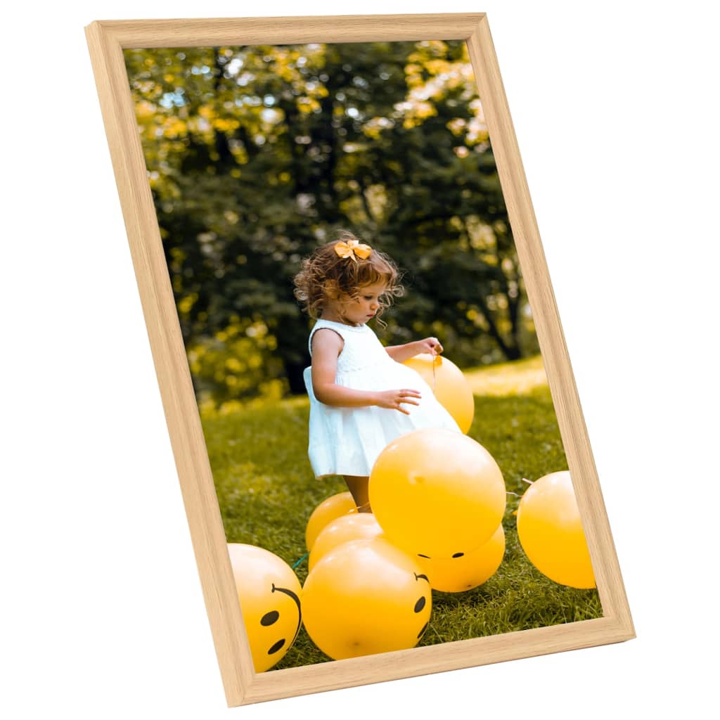 

vidaXL Fotolijsten 5 st voor wand 50x70 cm lichteikenkleurig