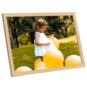 Fotorámečky koláž 5 ks na zeď nebo stůl světlý dub 70 x 90 cm - obrázek 4