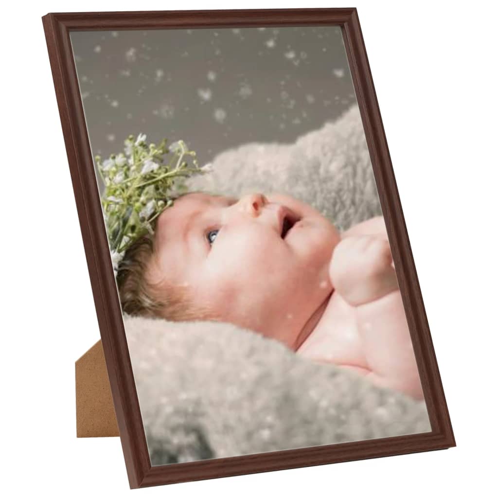 vidaXL Photo Frames Collage 5 pcs for Wall or Table Dark Red 29.7x42 cm