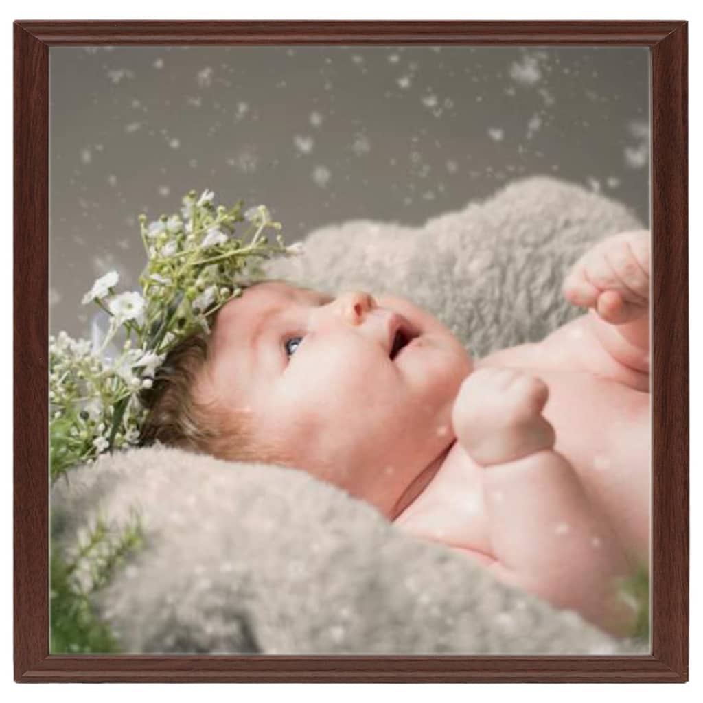 Фоторамки за колаж, 3 бр, за маса, тъмночервени, 30x30 см