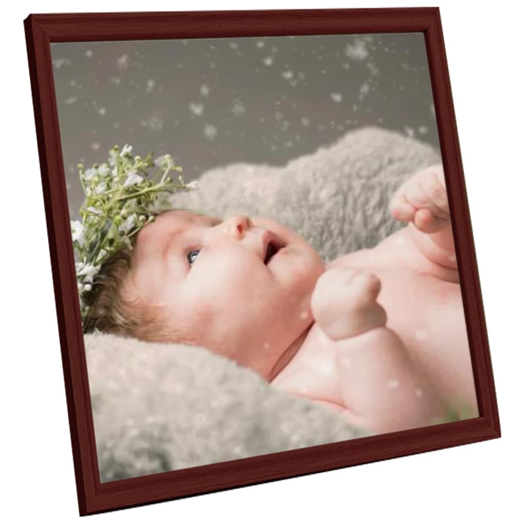 Фоторамки за колаж, 3 бр, за маса, тъмночервени, 30x30 см