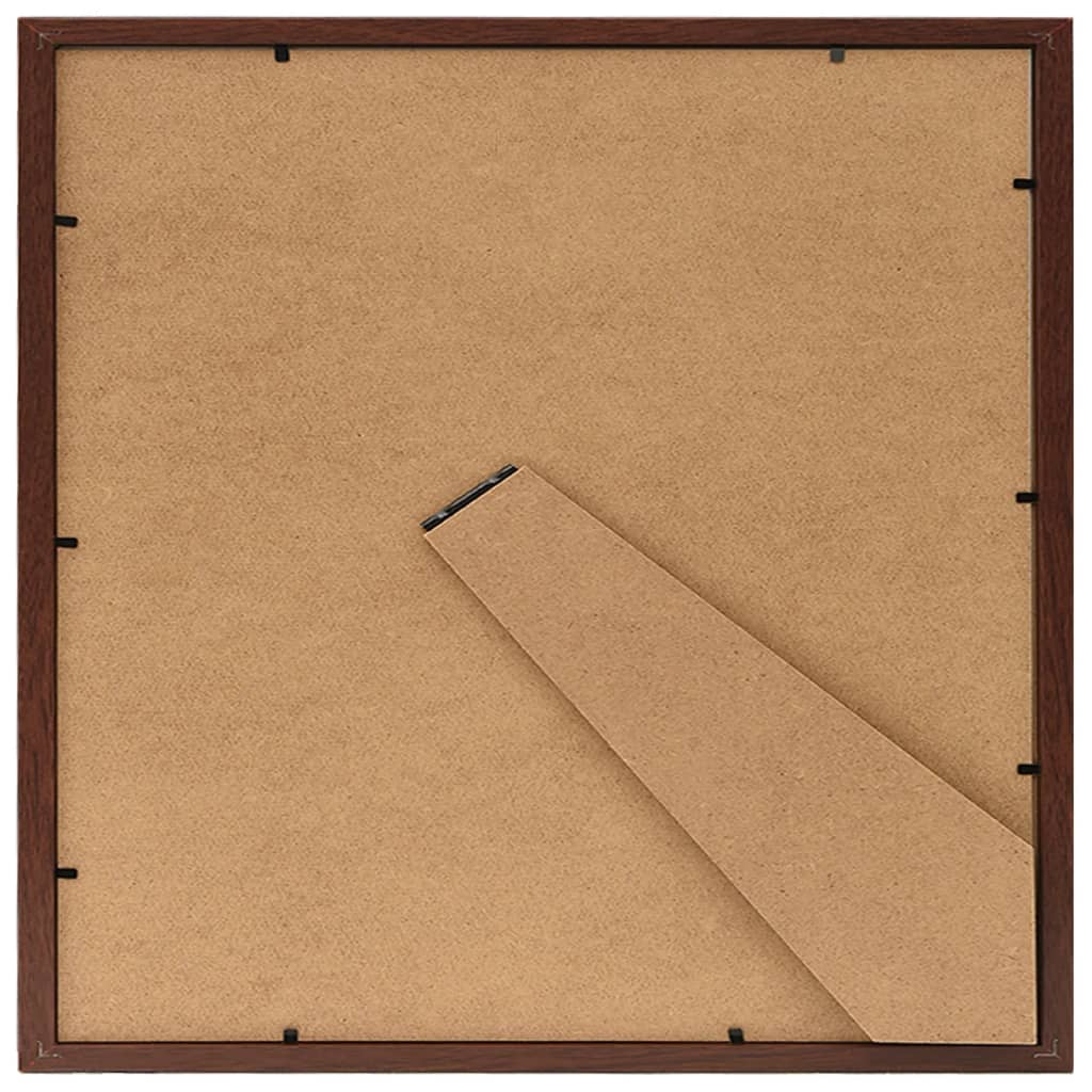 Фоторамки за колаж, 3 бр, за маса, тъмночервени, 30x30 см