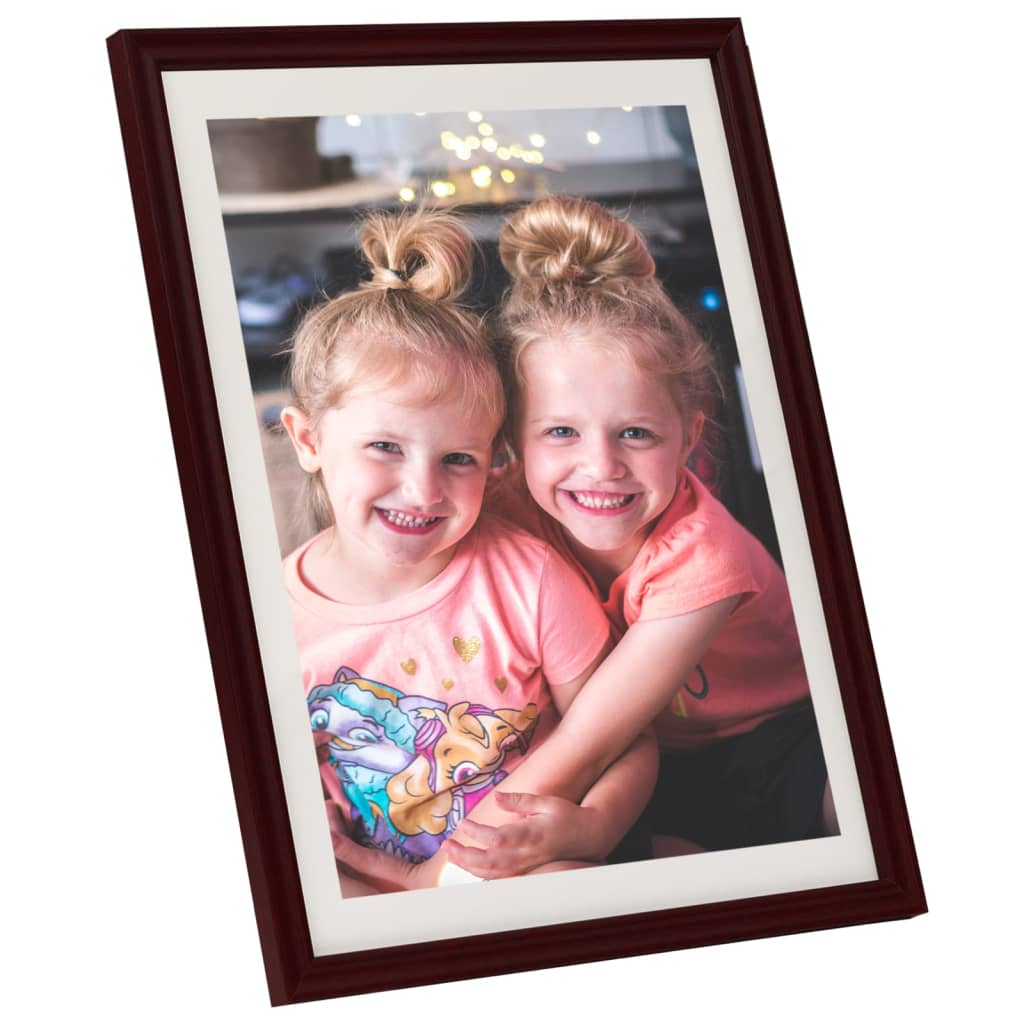

vidaXL Fotolijsten 5 st voor wand 40x50 cm donkerrood