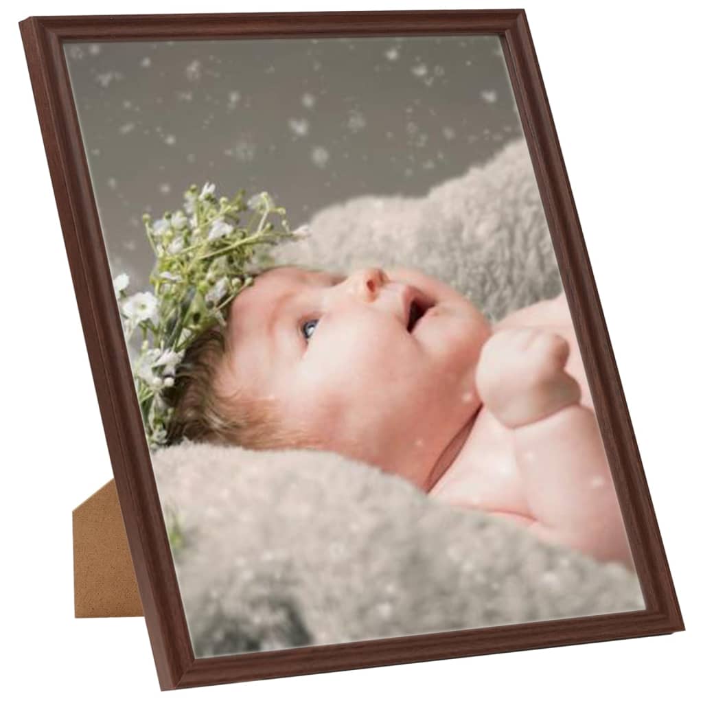 vidaXL Photo Frames Collage 5 pcs for Wall or Table Dark Red 50x50 cm