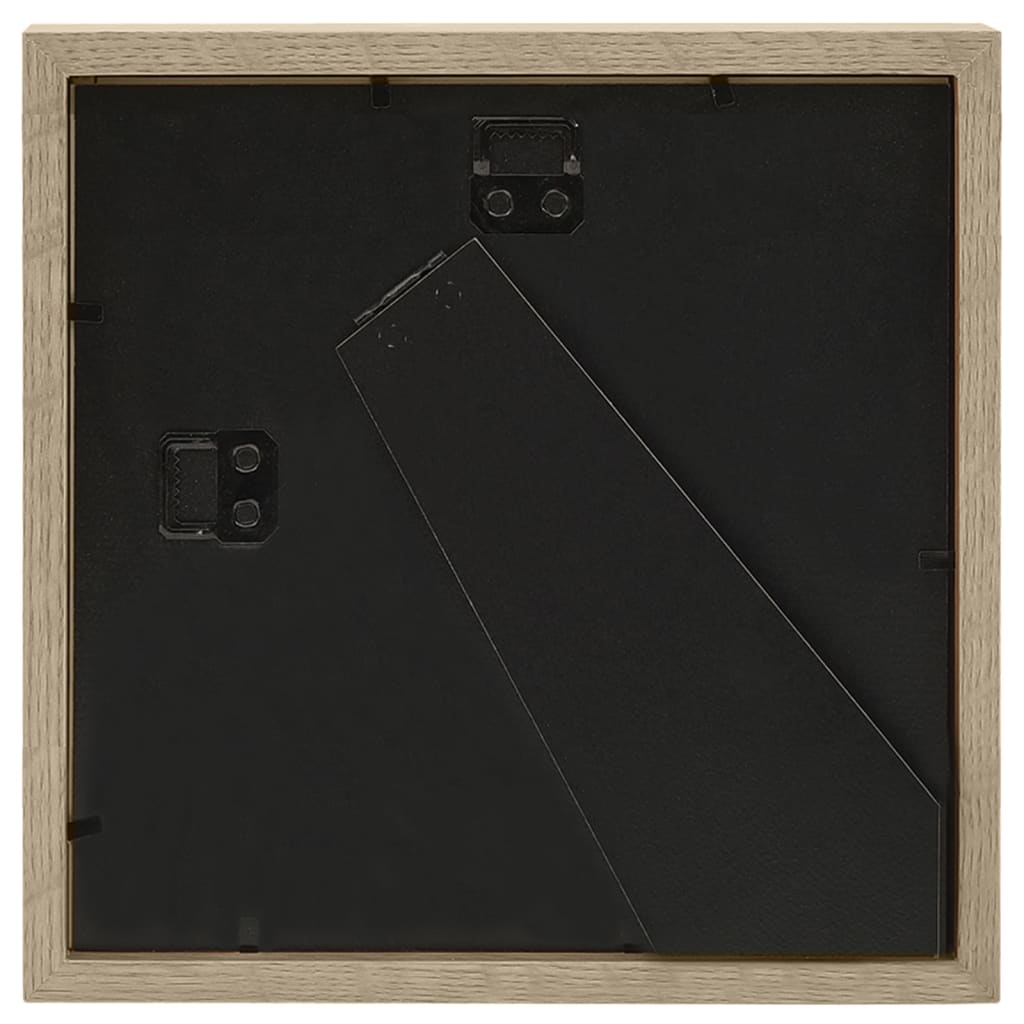 3D fotorámečky 3 ks tmavé dřevo 28 x 28 cm pro obraz 20 x 20 cm