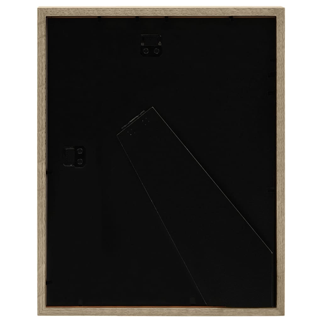 3D fotorámečky 3 ks tmavé dřevo 28x35 cm pro obraz 4x(10x15 cm)