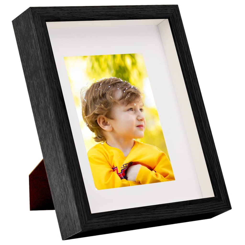 

vidaXL Fotolijsten 3 st voor 13x18 cm foto 3D 20x25 cm zwart