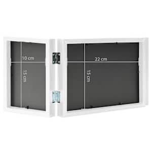 Třídílný fotorámeček bílý 22 x 15 cm + 2 x (10 x 15 cm) - obrázek 7