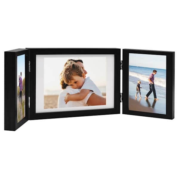 vidaXL kolm fotoraami, must, 28x18 cm + 2 x (13x18 cm)