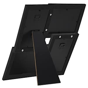 Kolážový fotorámeček na 4 obrázky (10 x 15 cm) černý MDF - obrázek 4