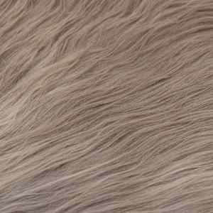 vidaXL Islandi&scaron;ko avies kailio uždangalas kėdei, taupe, 70x110cm