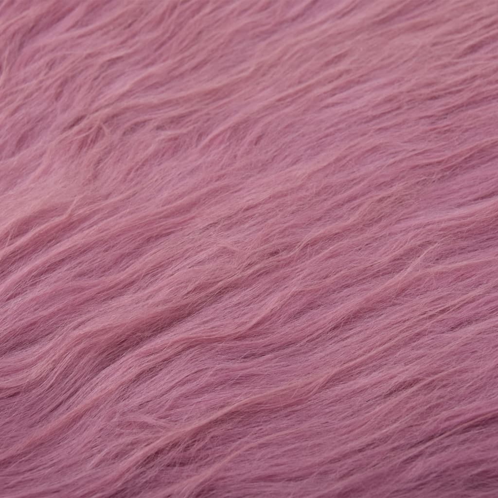 

vidaXL Schapenvacht IJslander 70x110 cm roze