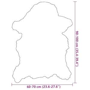 Ovčí kůže krémová (60-70) x (90-100) cm - obrázek 11