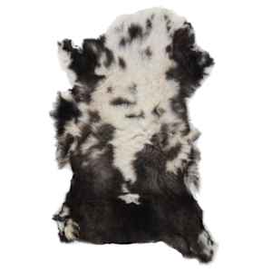 vidaXL lambanahast vaip, eriv&auml;rviline (60-70) x (90-100) cm