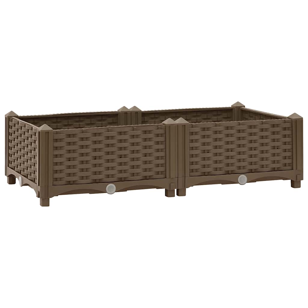 vidaXL Vyvýšený záhon 80 x 40 x 23 cm polypropylen