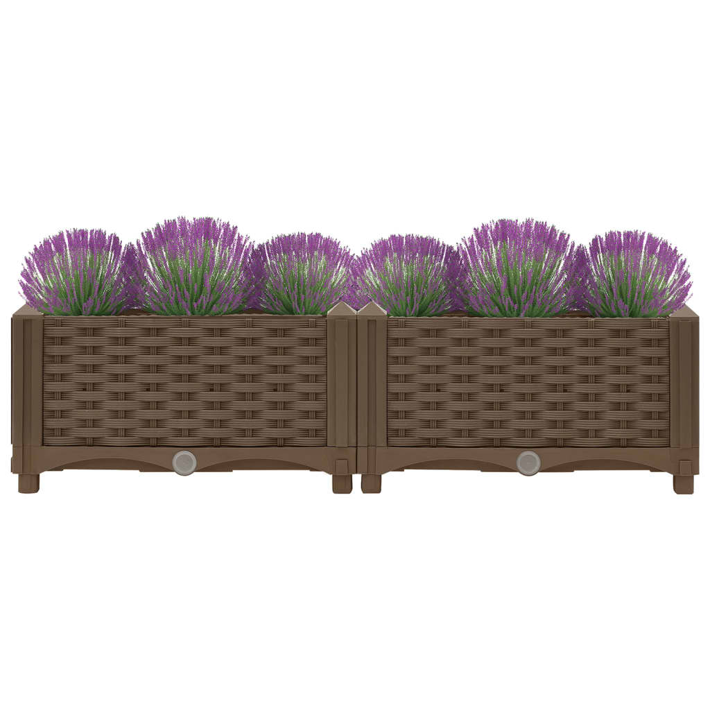 Thumbnail - vidaXL Hochbeet 80x40x23 cm Polypropylen